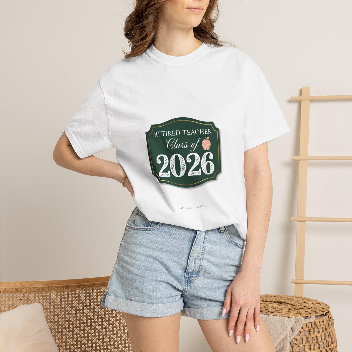 Retired Teacher Gift Class of 2026 Personalized Comfort Colors Shirt