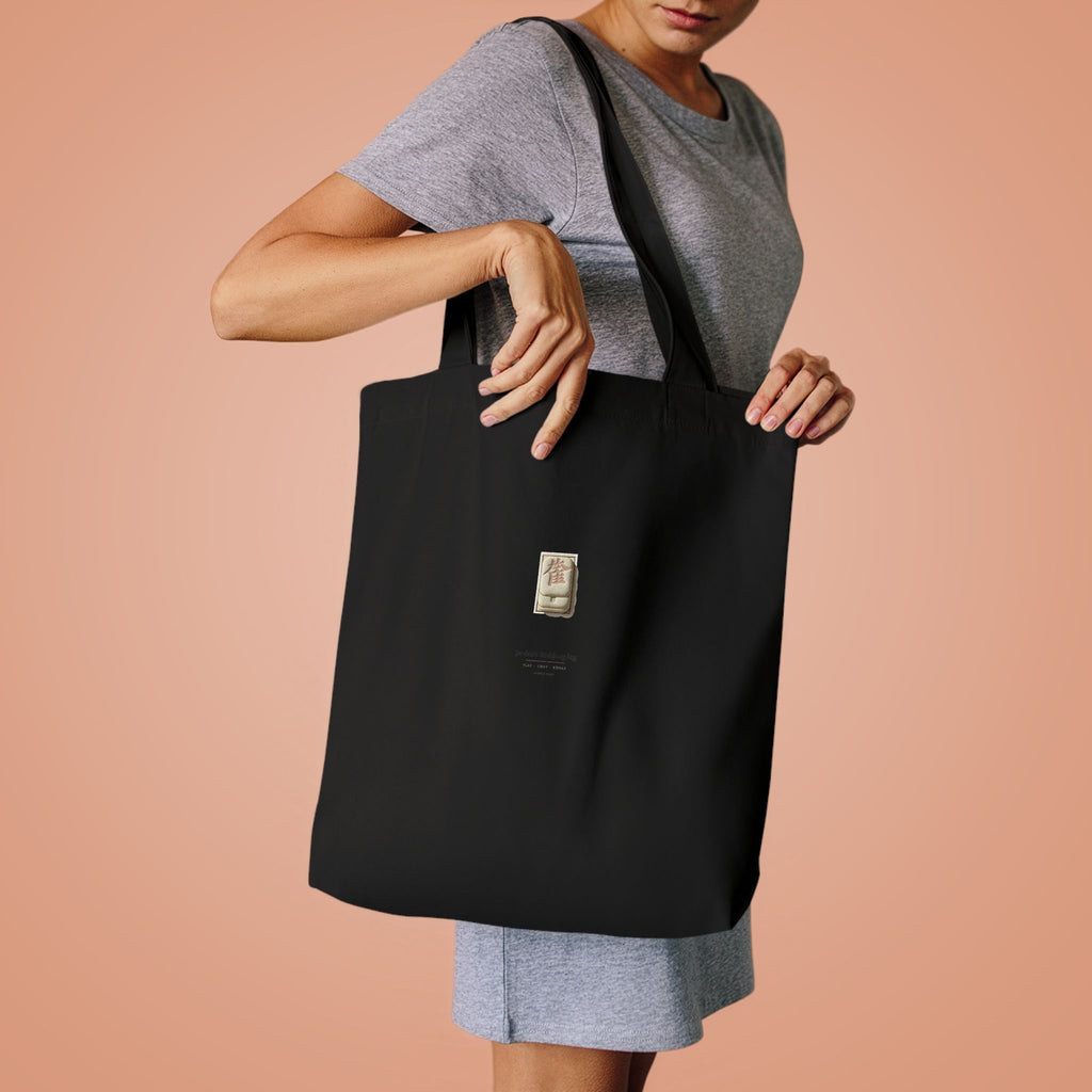 Personalized Mahjong Tile Bag Tote Custom Name Mahjong Gift