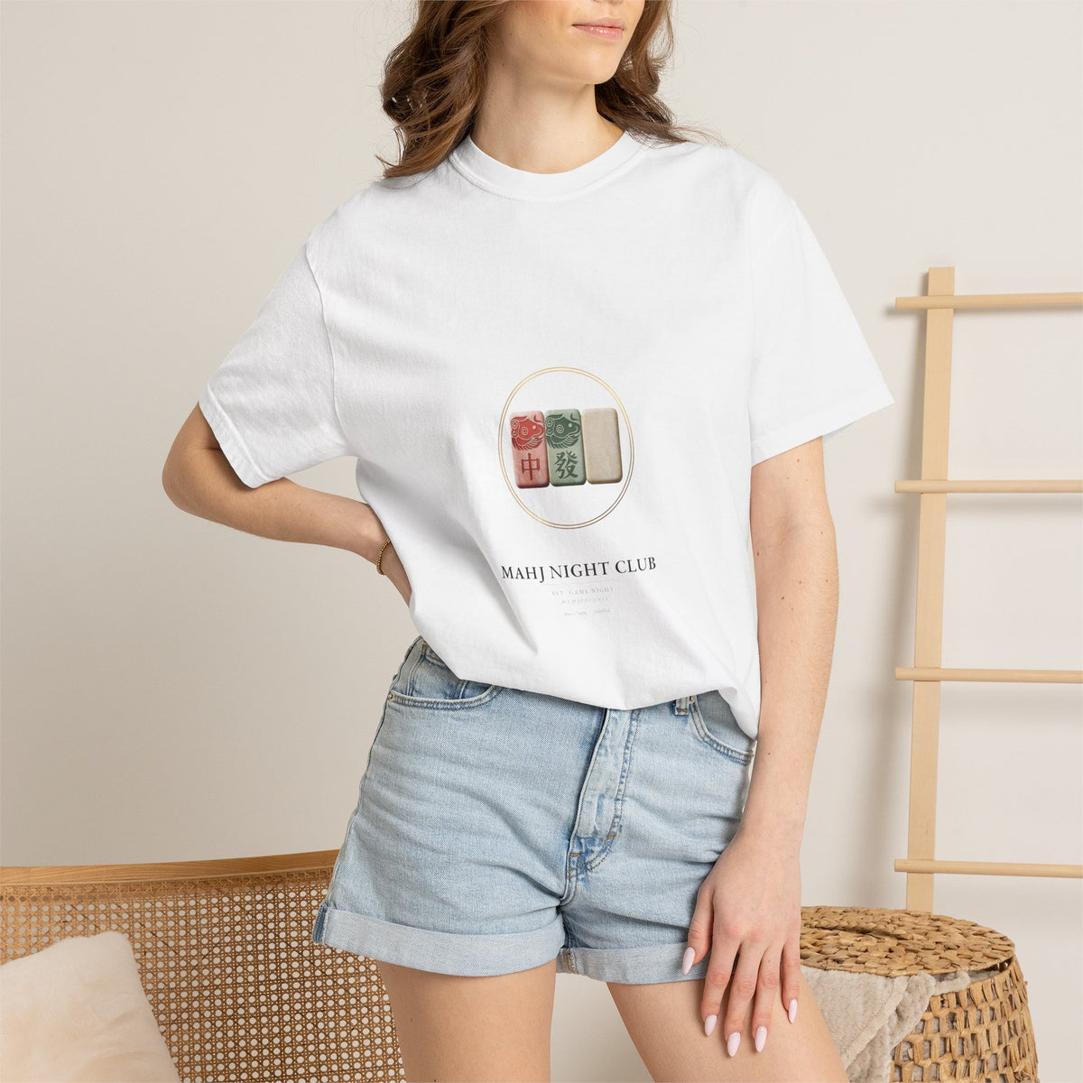 Mahj Night Club Shirt Funny Mahjong Gift Comfort Colors Tee