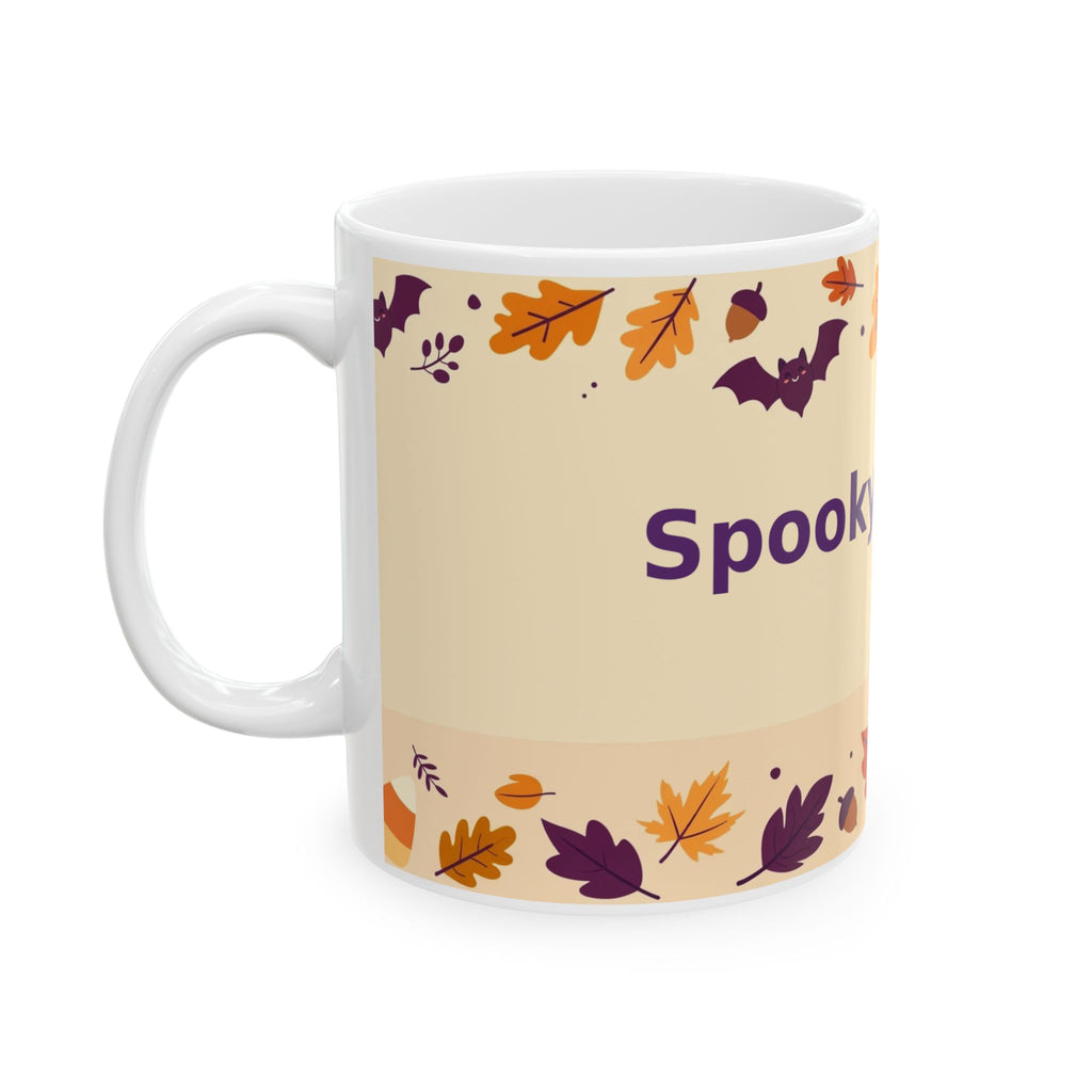 Personalized Spooky Teacher Mug, Halloween Teacher Gift, Custom Name Coffee Cup, Fall Teacher Mug