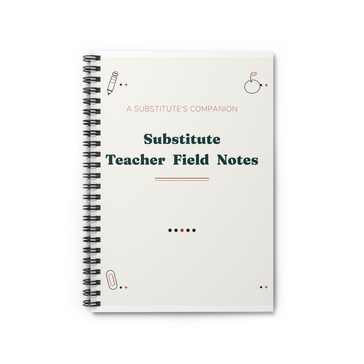 Substitute Teacher Field Notes Notebook, Funny Sub Teacher Gift, Substitute Teacher Appreciation Gift
