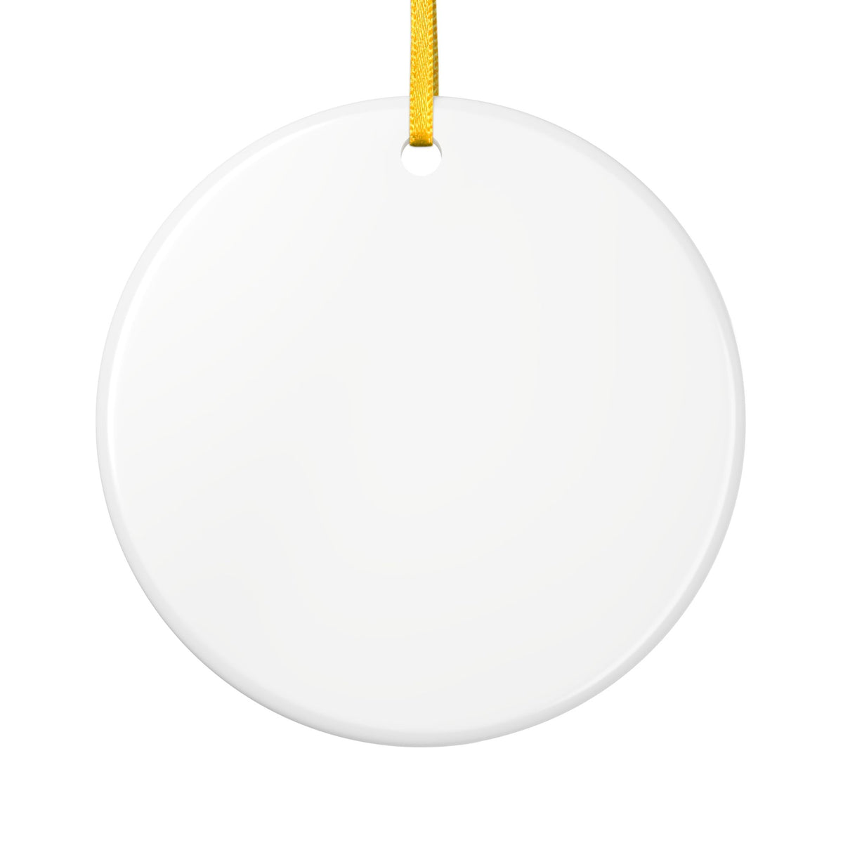 Personalized In Loving Memory Christmas Ornament, Custom Memorial Map Ornament with Name and Dates