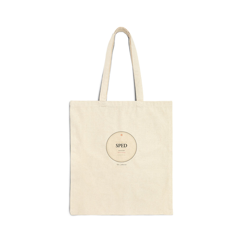 SPED Teacher Tote Bag Special Education Gift Personalized