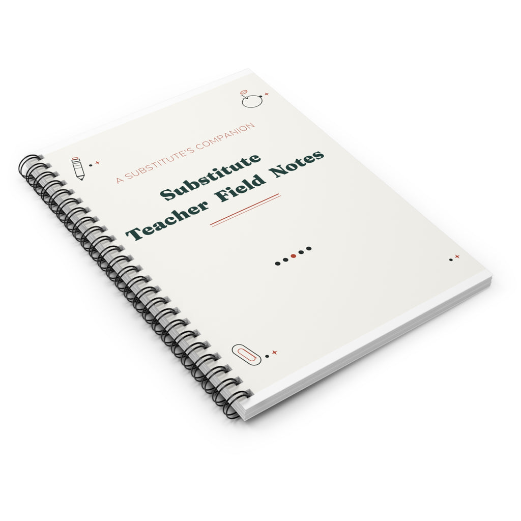 Substitute Teacher Field Notes Notebook, Funny Sub Teacher Gift, Substitute Teacher Appreciation Gift