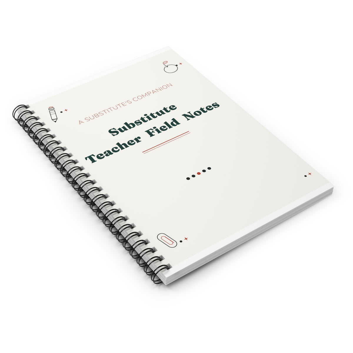 Substitute Teacher Field Notes Notebook, Funny Sub Teacher Gift, Substitute Teacher Appreciation Gift