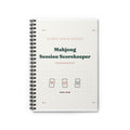 Mahjong Scorekeeper Notebook, Mahjong Game Night Score Log Book, Gift for Mahjong Players and Groups