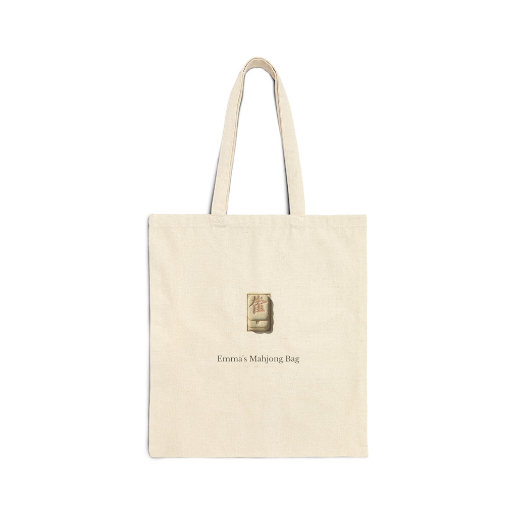 Personalized Mahjong Tile Bag Tote Custom Name Mahjong Gift