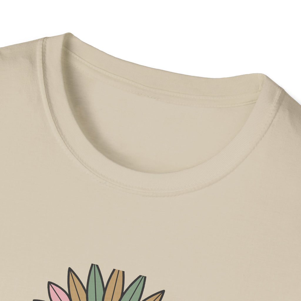 Gather Thankful Together Family Thanksgiving Shirt, Matching Turkey Tee 2026, Unisex Softstyle Sand