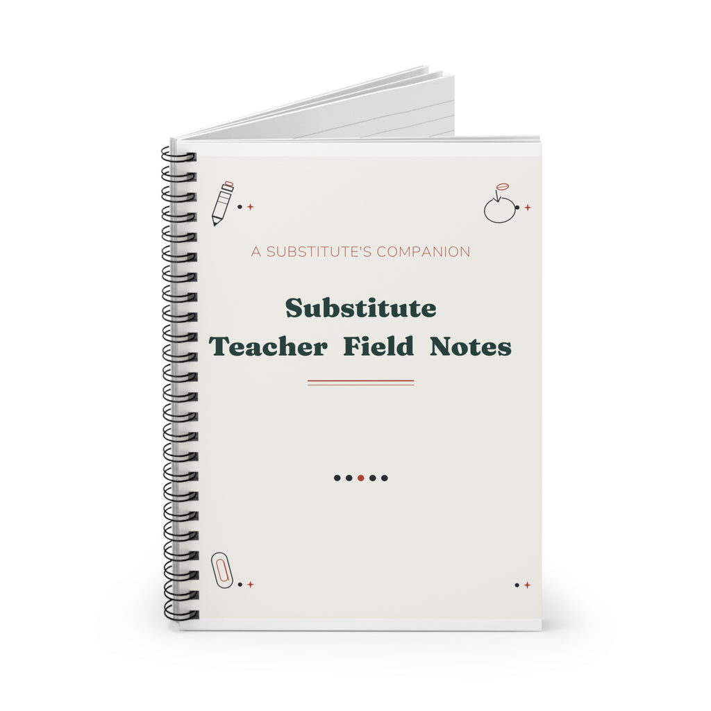 Substitute Teacher Field Notes Notebook, Funny Sub Teacher Gift, Substitute Teacher Appreciation Gift