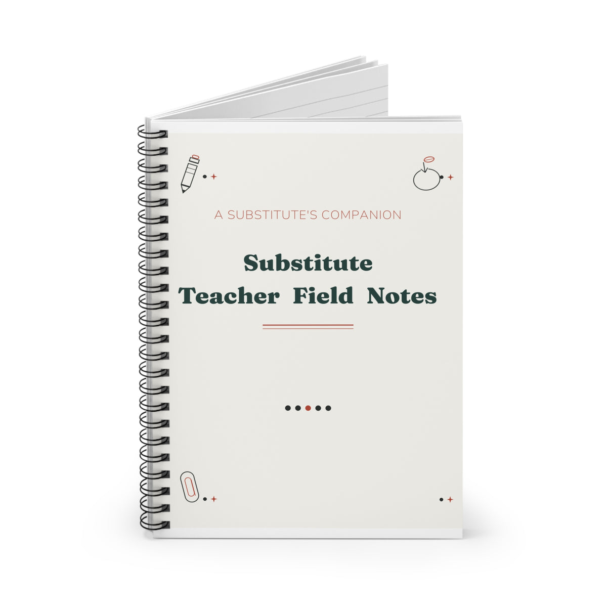 Substitute Teacher Field Notes Notebook, Funny Sub Teacher Gift, Substitute Teacher Appreciation Gift