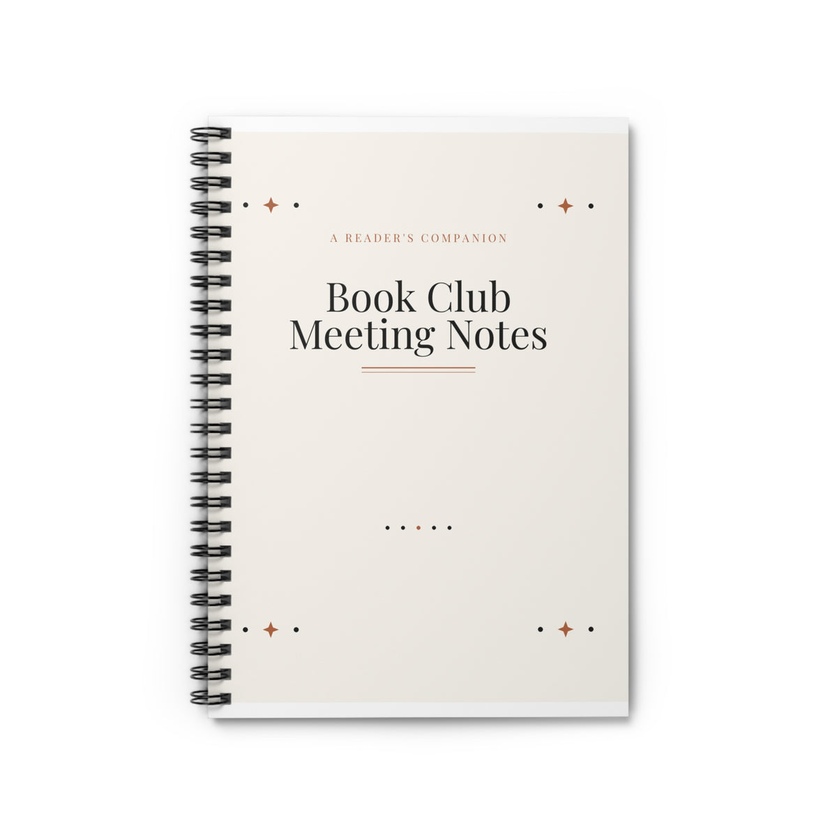 Book Club Meeting Notes Notebook, Reading Group Journal, Thoughtful Gift for Book Club Members